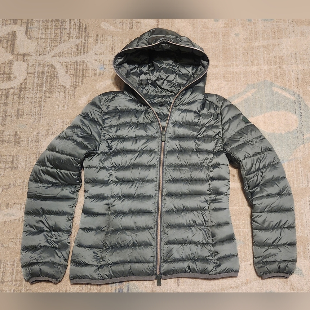Save the Duck Alexia Jacket. Green. Size XS.